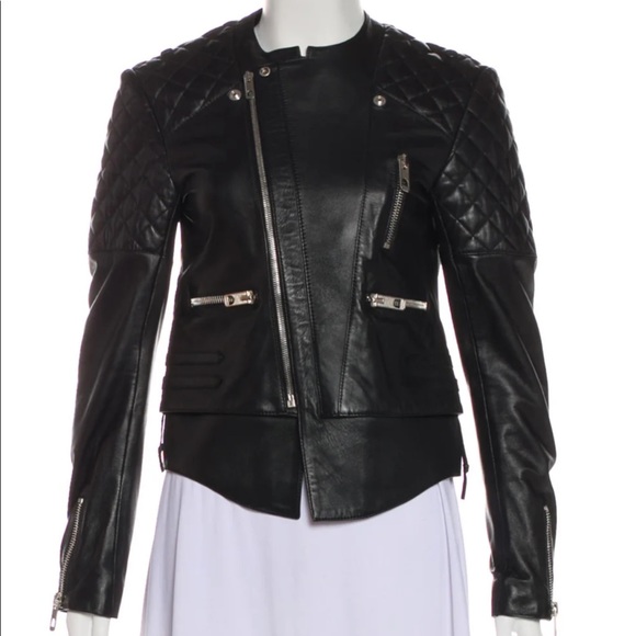 Balenciaga Leather Moto Jacket